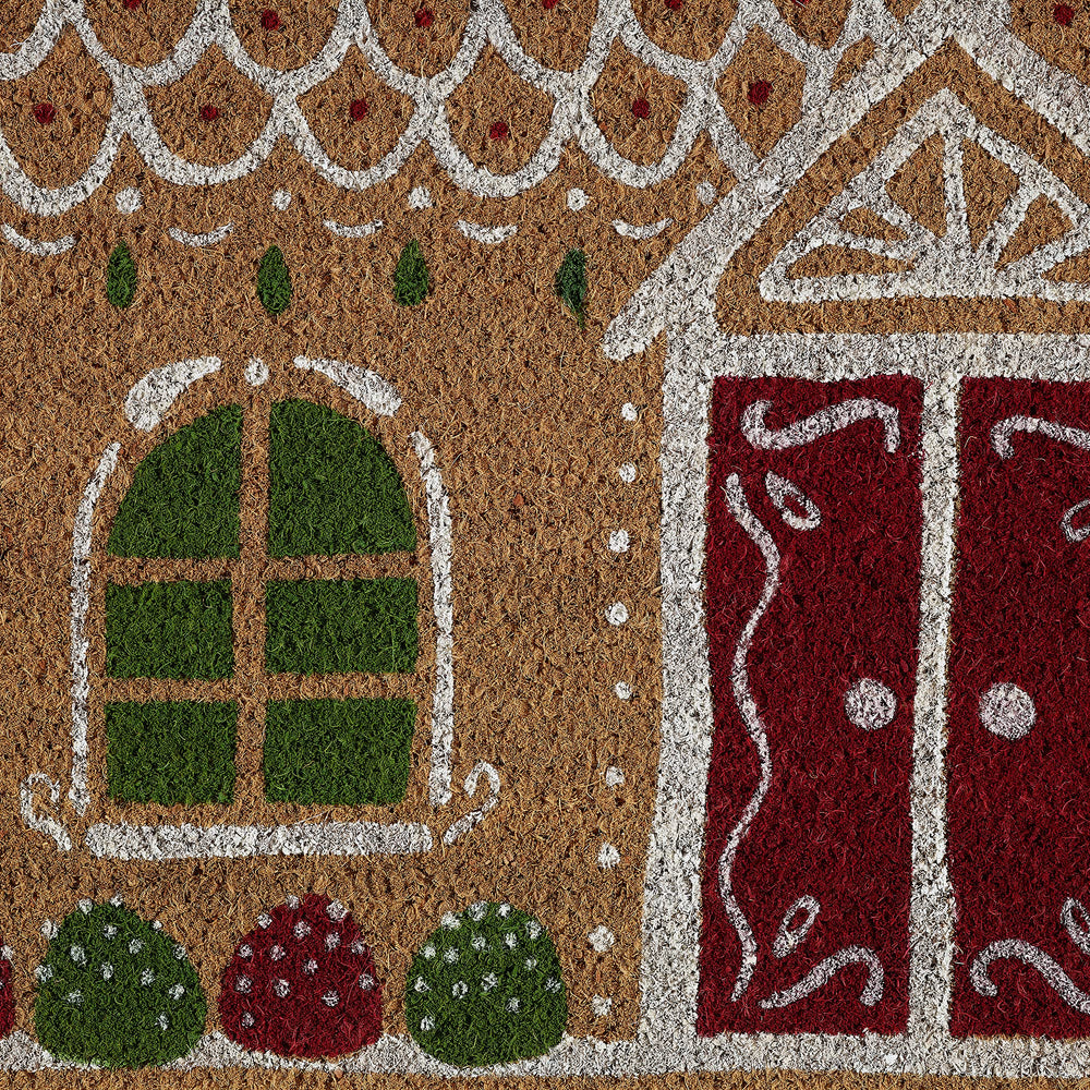 DII gingerbread house size comparison fitting standard doorway threshold