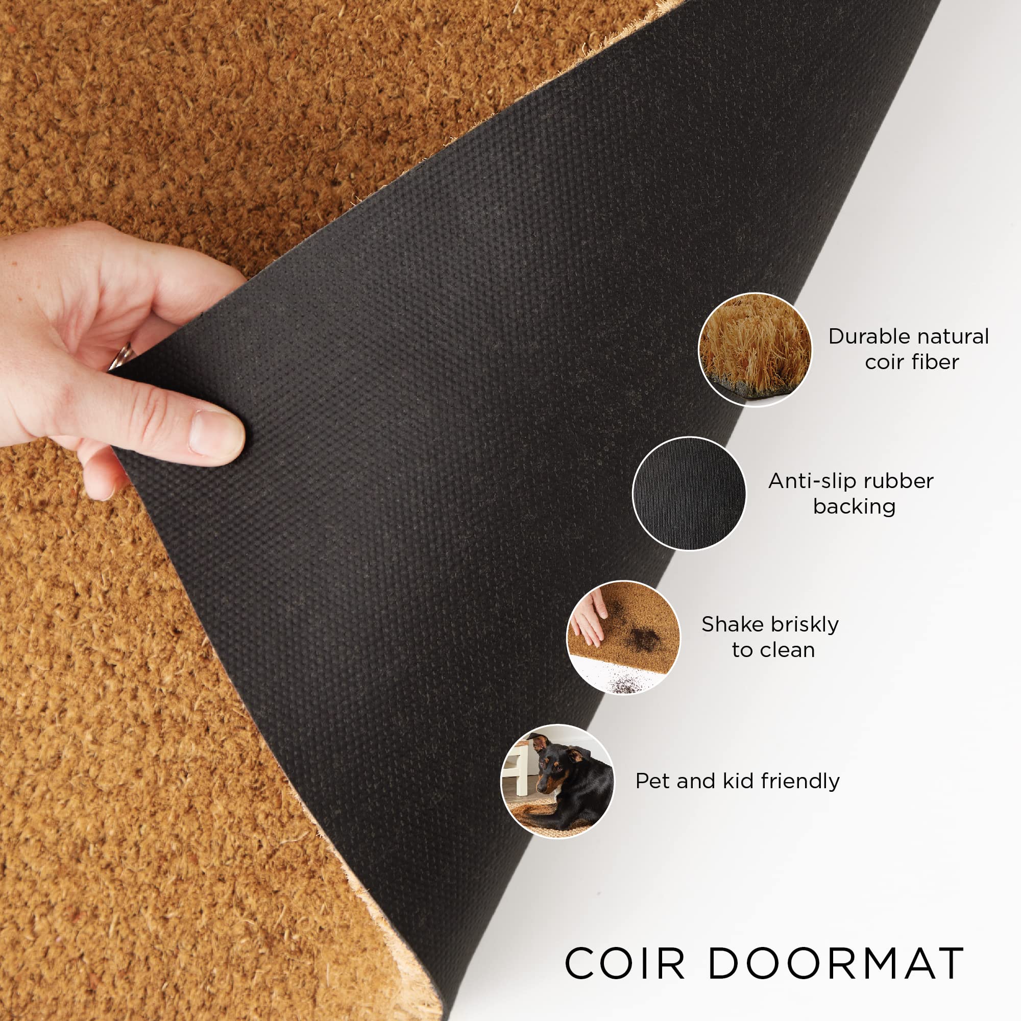 DII mat next to shoe to show 17x29 size for accurate fit assessment