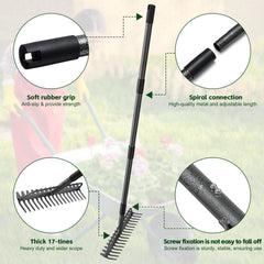 DIIG multi-section stainless steel handle connection showing adjustable length benefit