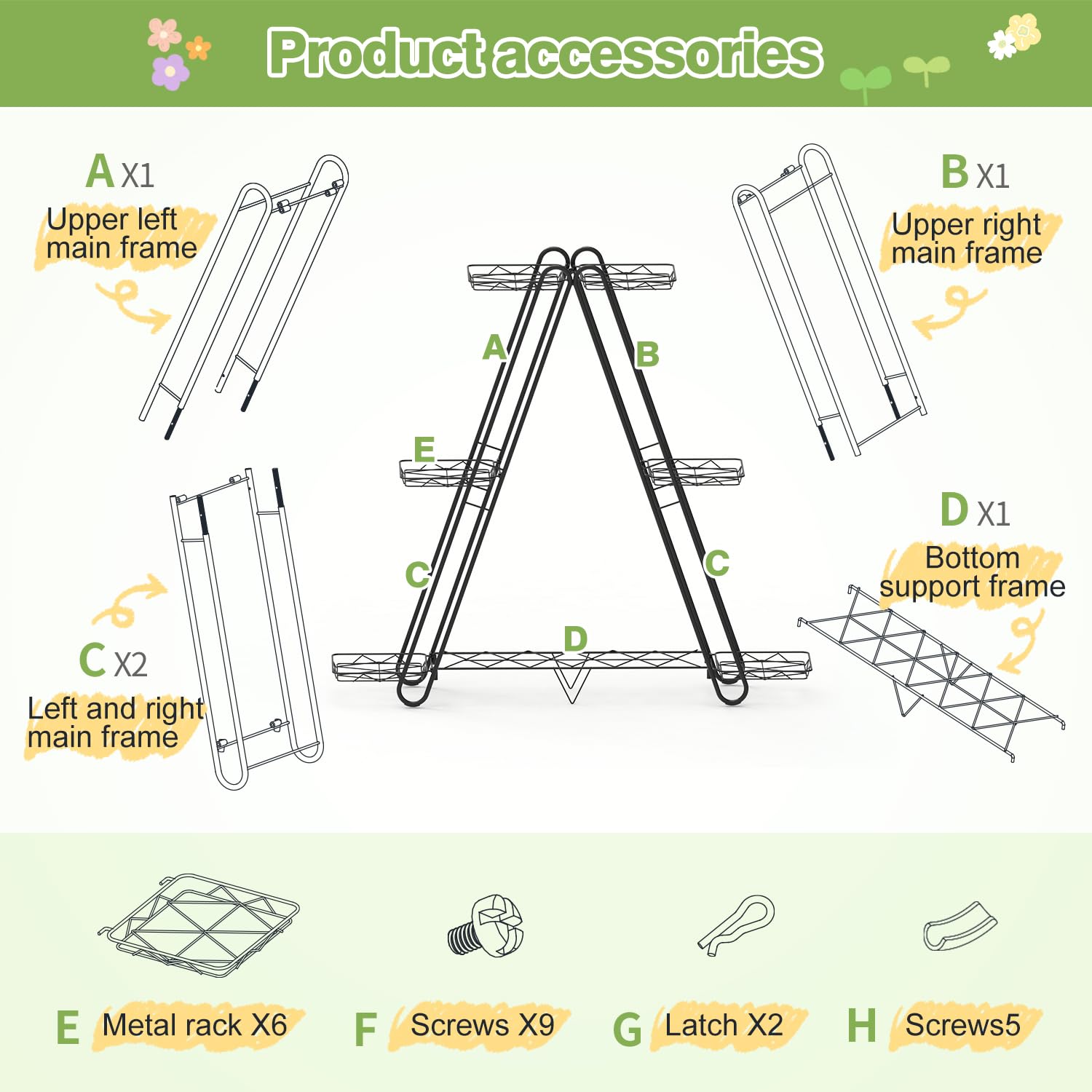 DiiKoo disassembled packed flat showing easy storage and transport benefit