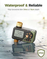 Diivoo brass timer with included sealing kit showing secure hose connection