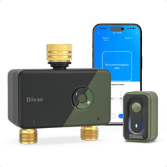 Diivoo front panel and display showing clear controls for easy operation