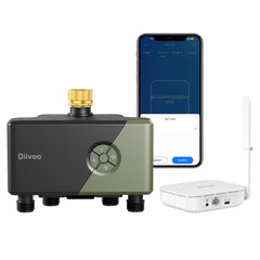 Diivoo front unit showing controls and display for easy scheduling