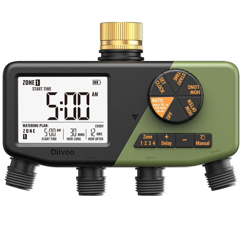 Diivoo front view large display showing schedule and quick visibility benefits
