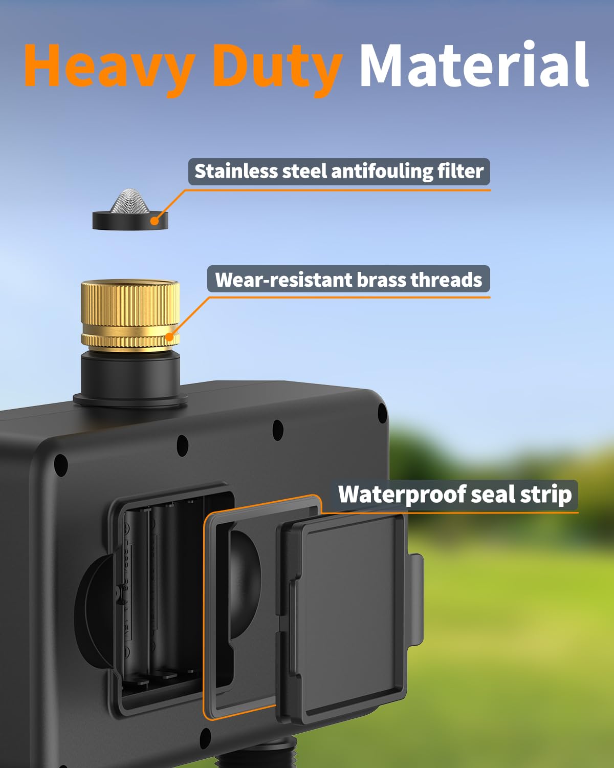 Diivoo mist mode nozzles providing gentle cycles ideal for seedlings and delicate plants