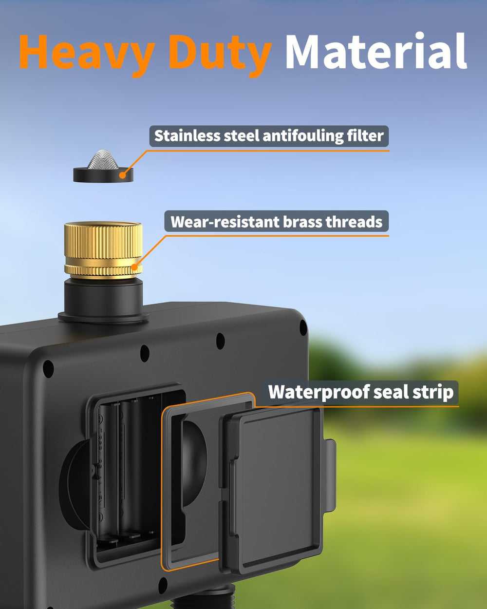Diivoo mist mode nozzles providing gentle cycles ideal for seedlings and delicate plants