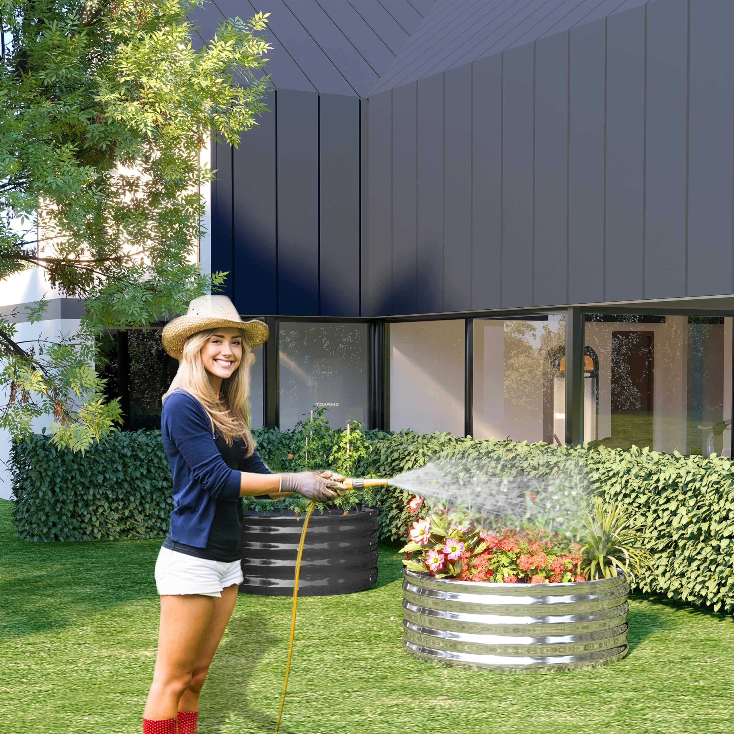 DIIYIV planted herbs lifestyle image showing healthy growth and balcony suitability