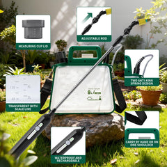 Dikutar four interchangeable nozzles laid out for versatile spray patterns and precise application