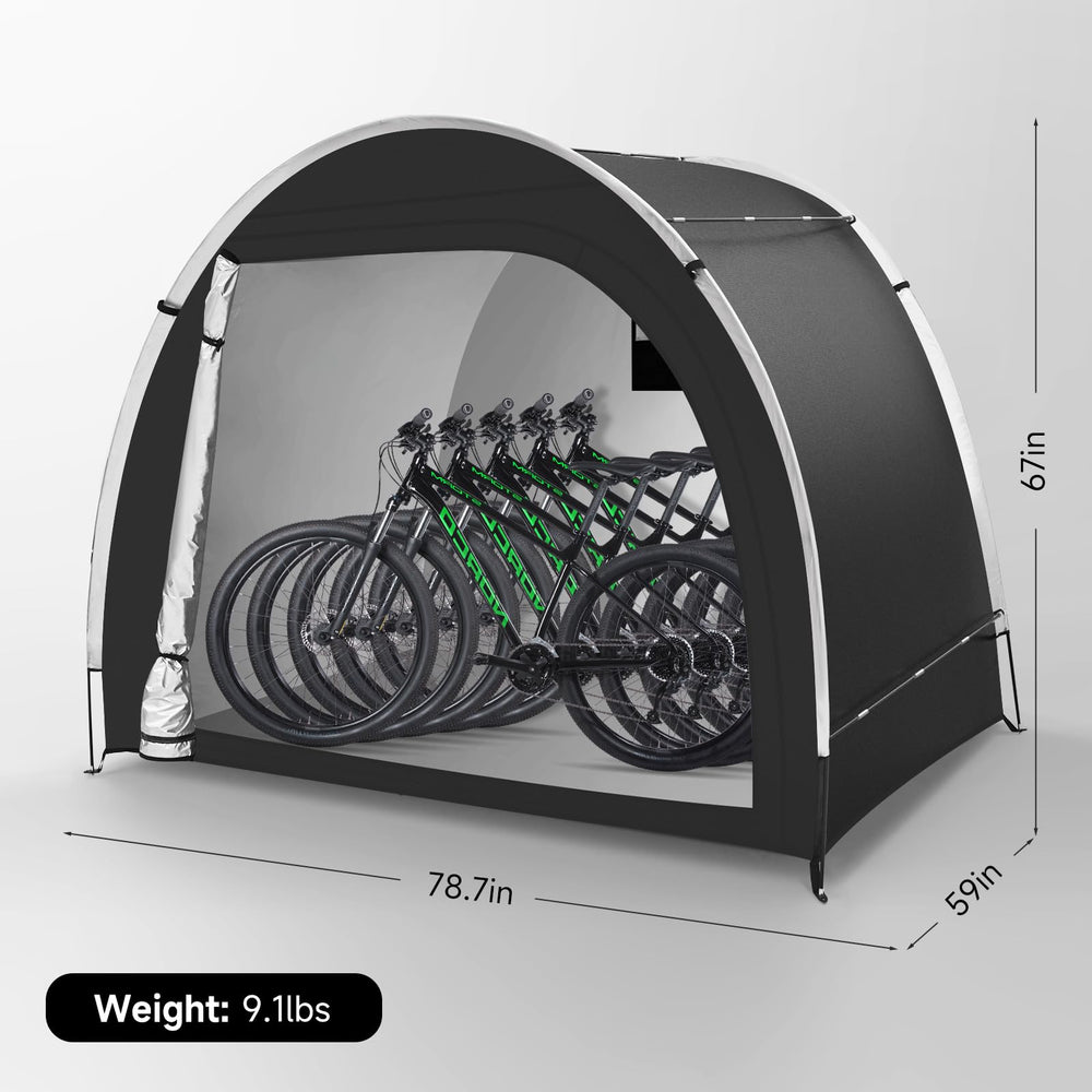 Dikutar poles and stakes demonstrating windproof anchoring