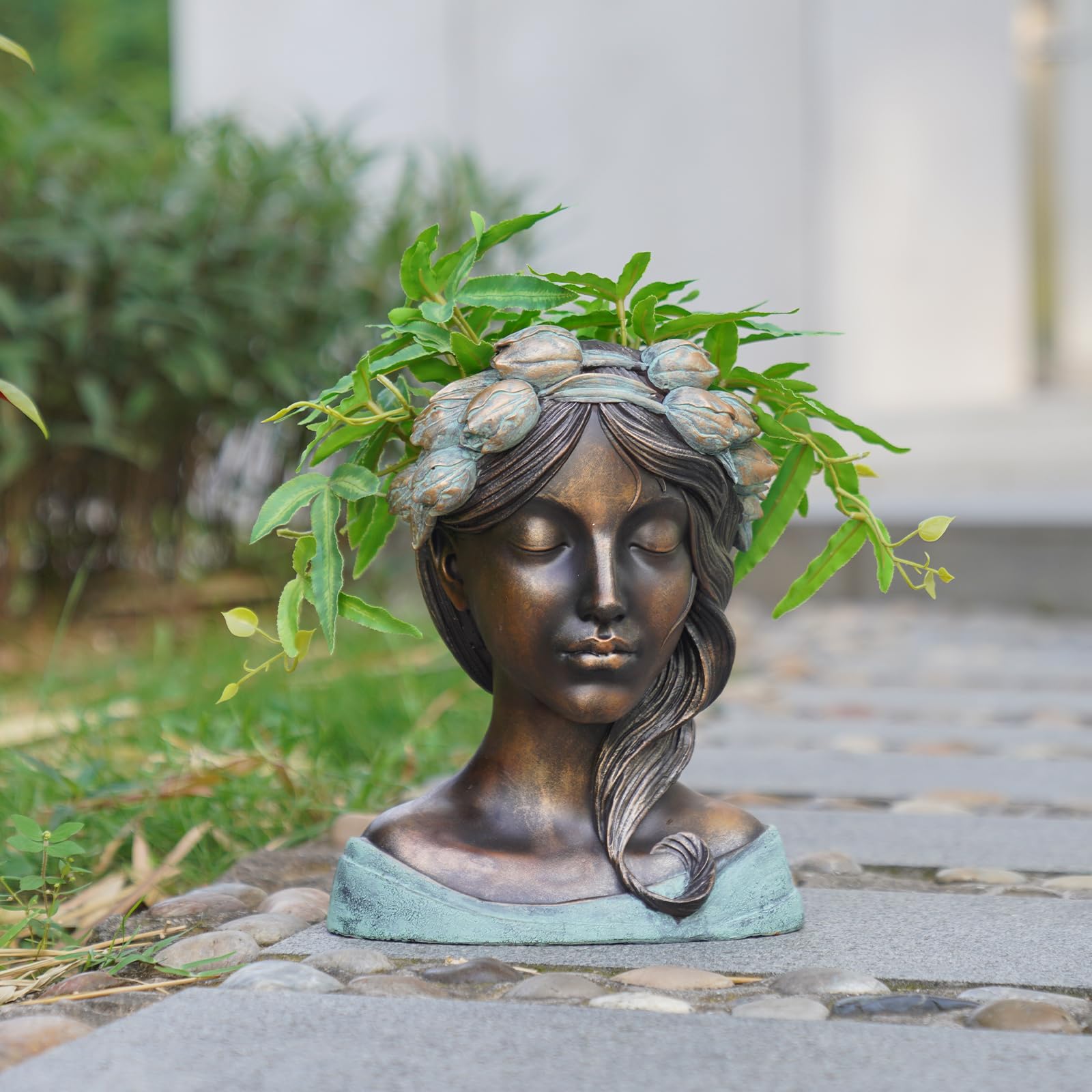 DiliComing on a porch with plants, adds decorative curb appeal and outdoor durability