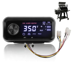 Dilomber control board front panel showing touchscreen and knobs for easy replacement