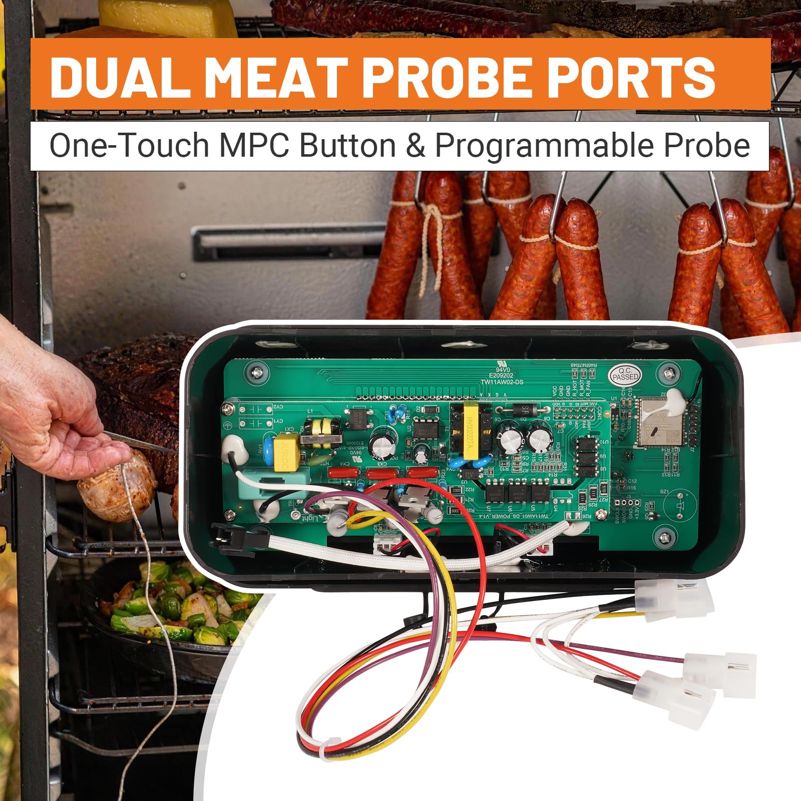 Dilomber touchscreen in use with WiFi status for remote control convenience