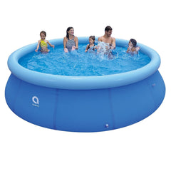 DIMAR GARDEN front view of assembled pool showing full shape and capacity benefit