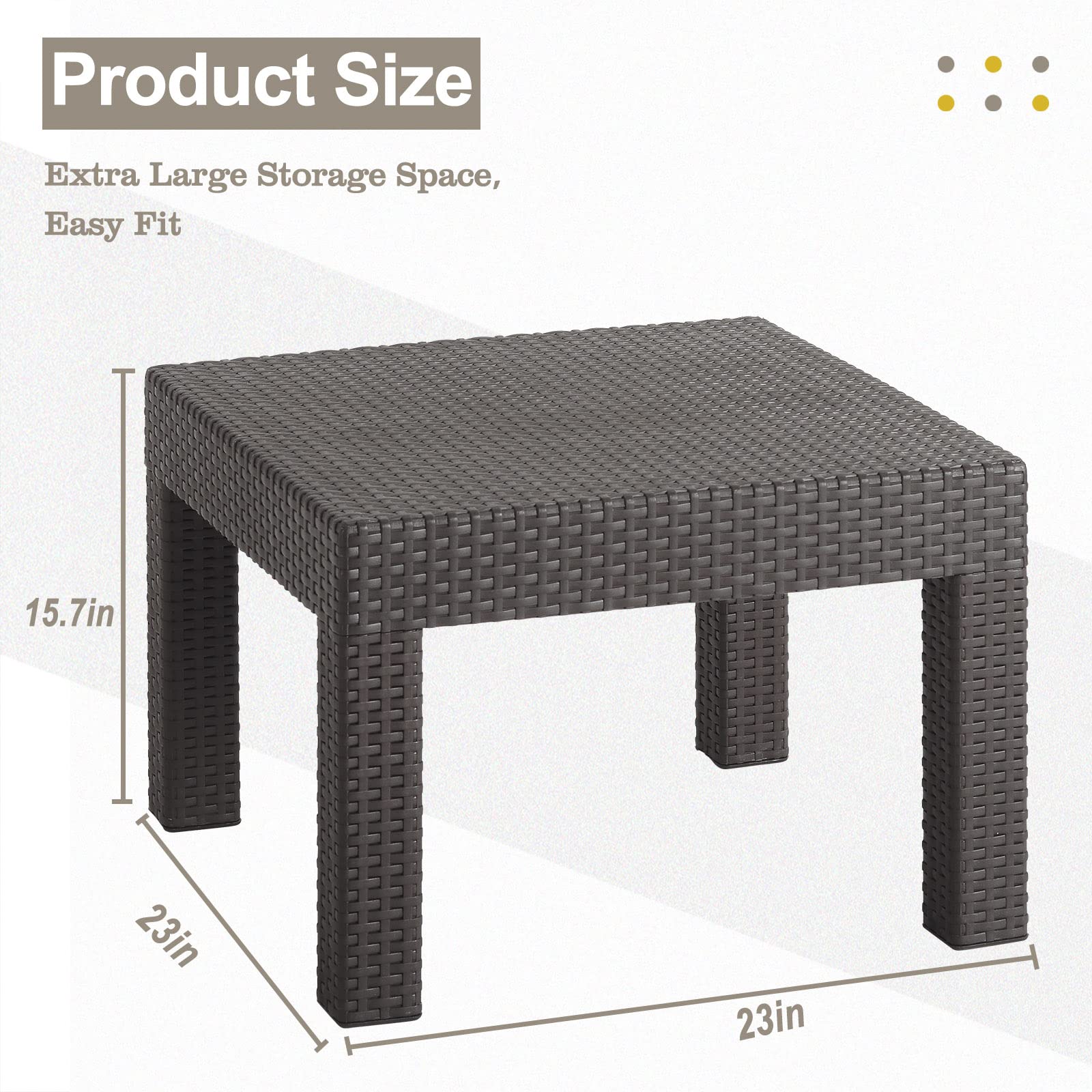 DIMAR GARDEN unboxed components laid out to illustrate simple assembly and included parts