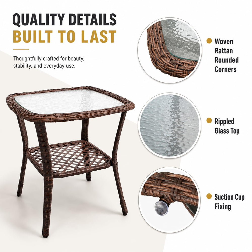 DIMAR GARDEN size comparison next to ruler showing compact dimensions for small spaces
