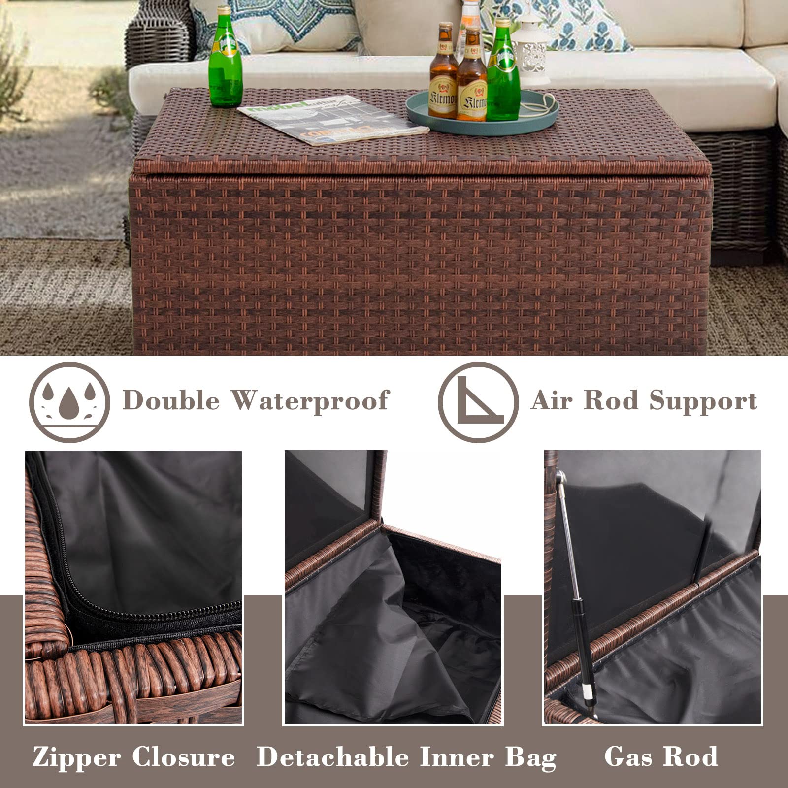 DIMAR GARDEN waterproof cover detail protecting stored items from rain and moisture