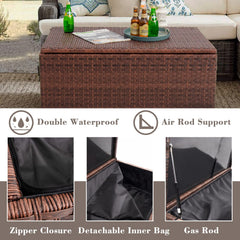 DIMAR GARDEN waterproof cover detail protecting stored items from rain and moisture