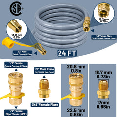 Dingbaayee brass quick connect close-up demonstrating durable corrosion-resistant fittings