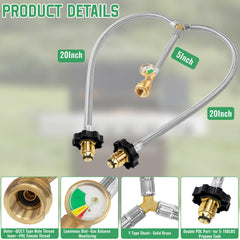 Dingbaayee close-up of solid brass fittings for secure leak-resistant seal