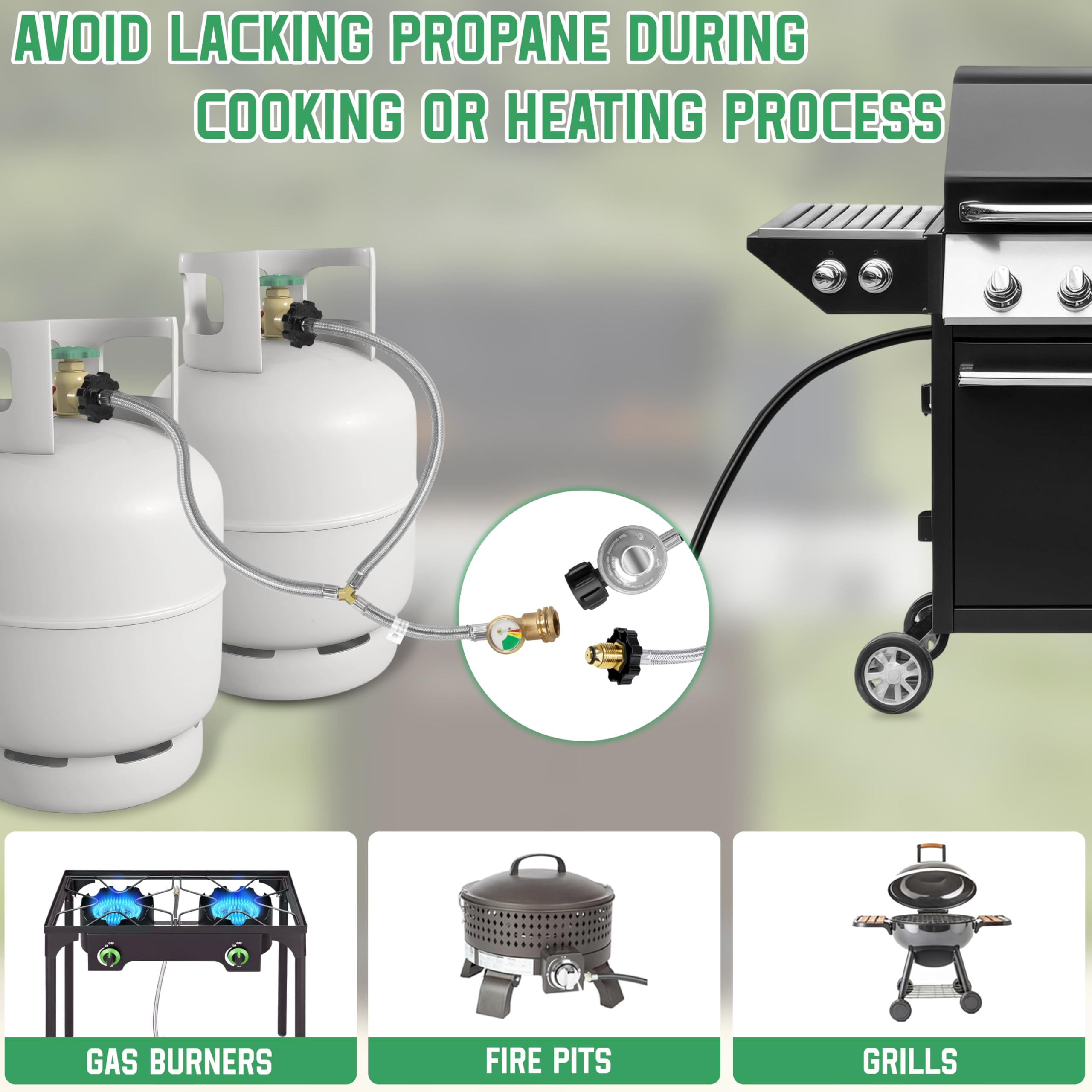 Dingbaayee in outdoor grill setup illustrating uninterrupted cooking benefit