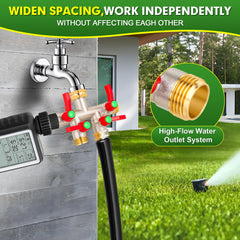 DINGBAI long handle and valve closeup offering easier on/off control