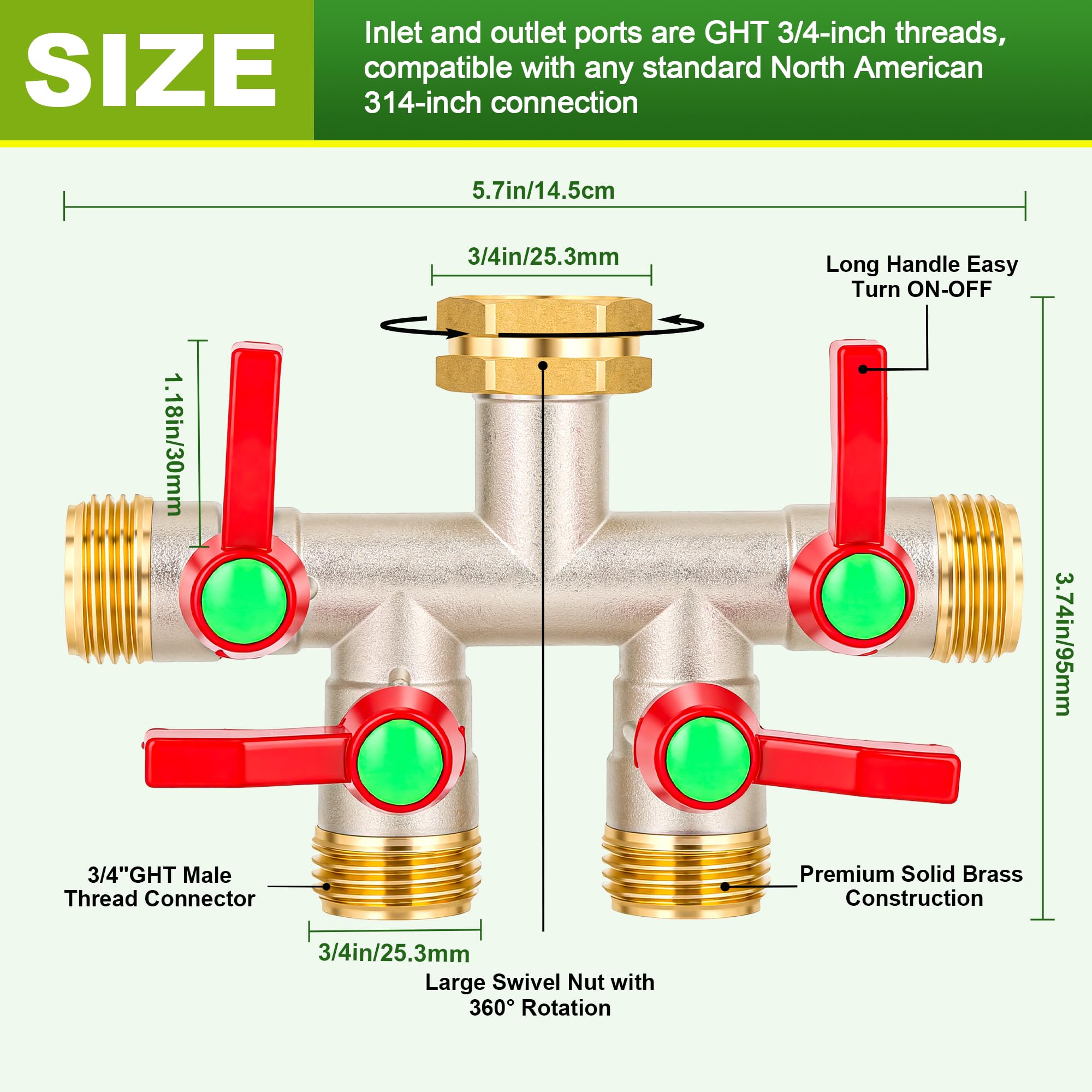 DINGBAI installed on outdoor faucet demonstrating secure fit and leak prevention