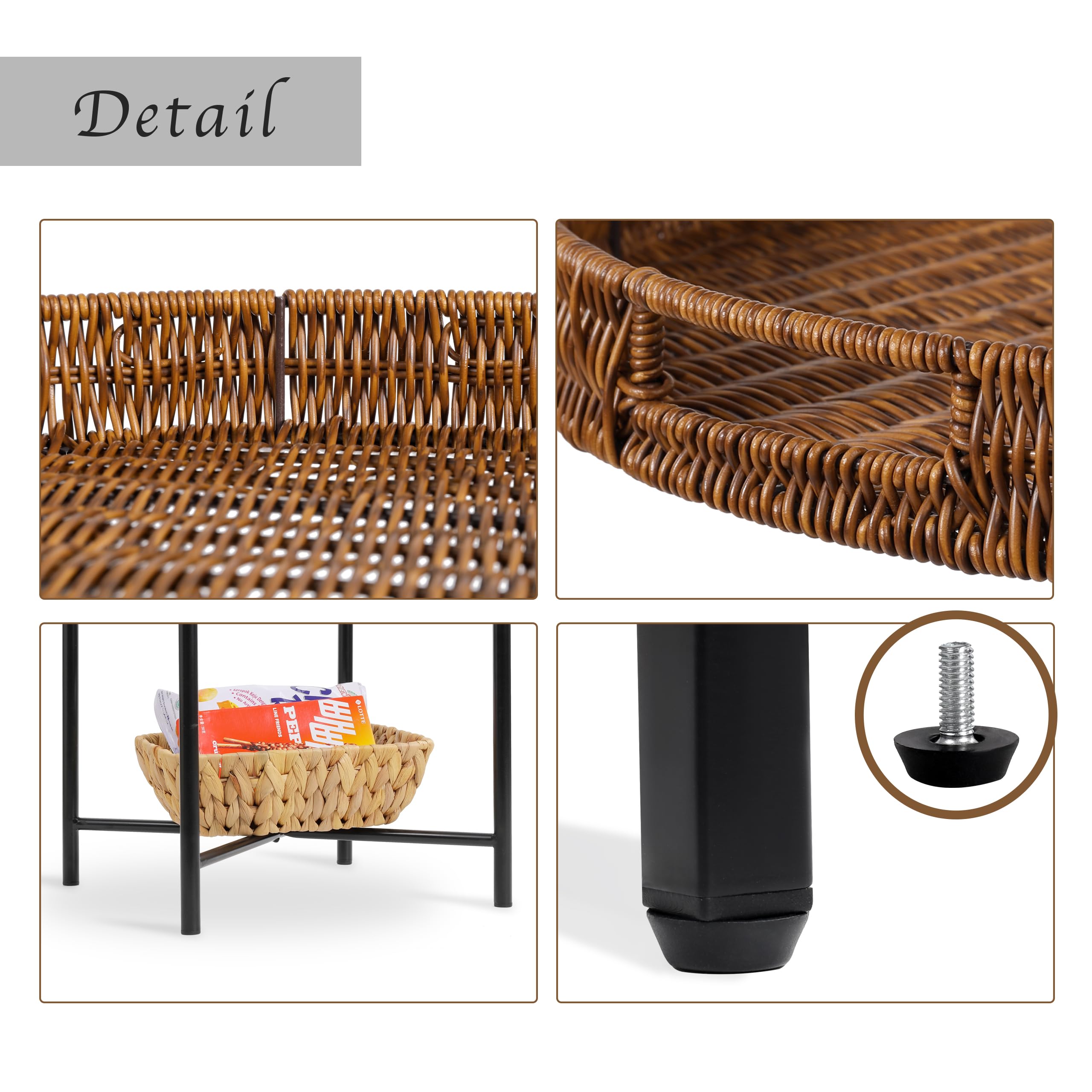 DINGTAI table beside sofa with lamp illustrating size and practical use