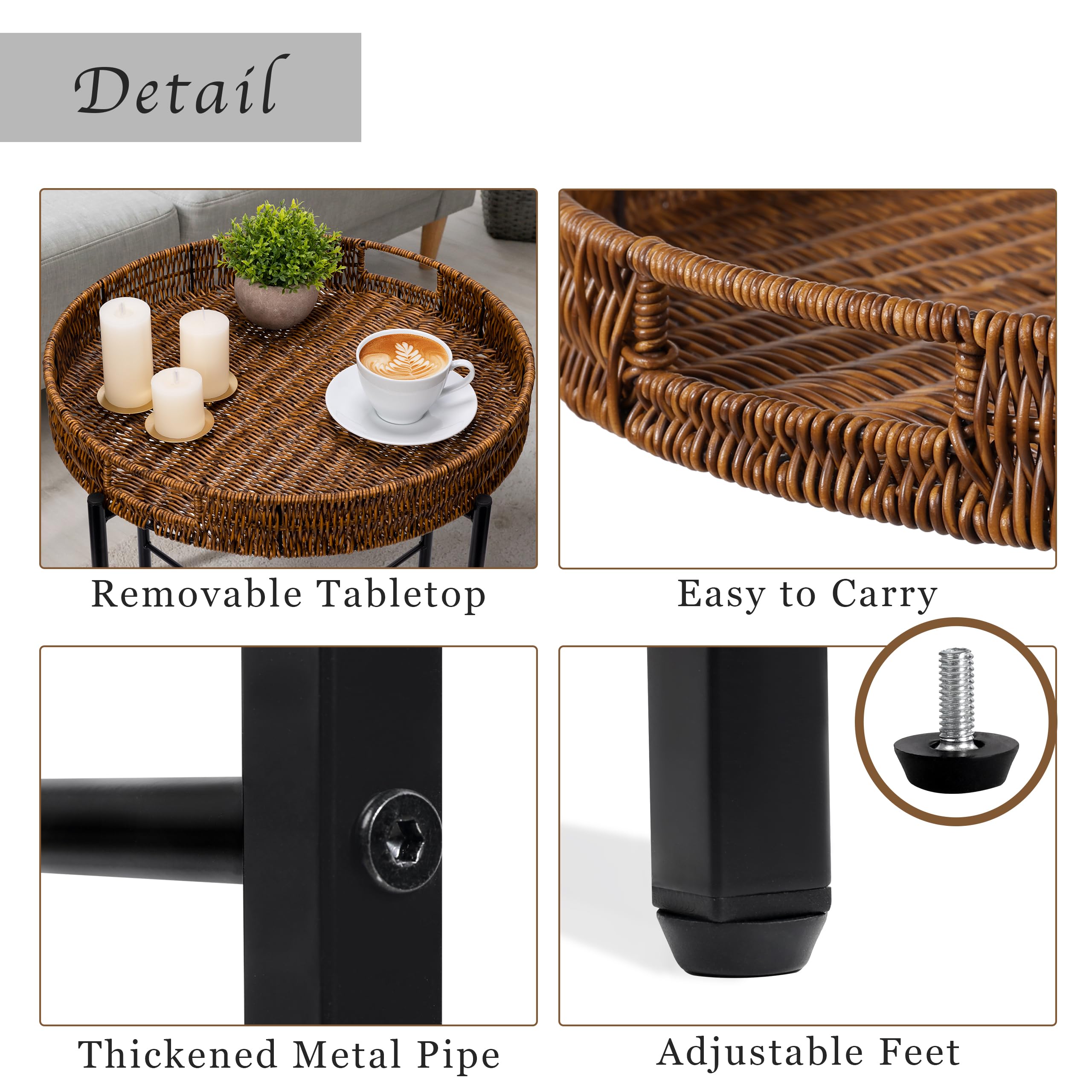 DINGTAI removable tray with handle showing portable serving convenience