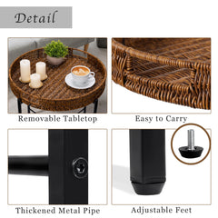 DINGTAI removable tray with handle showing portable serving convenience