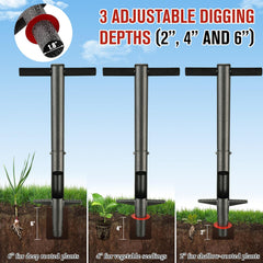 DIOVPLX wide foot pedals and blade providing stability and downward force
