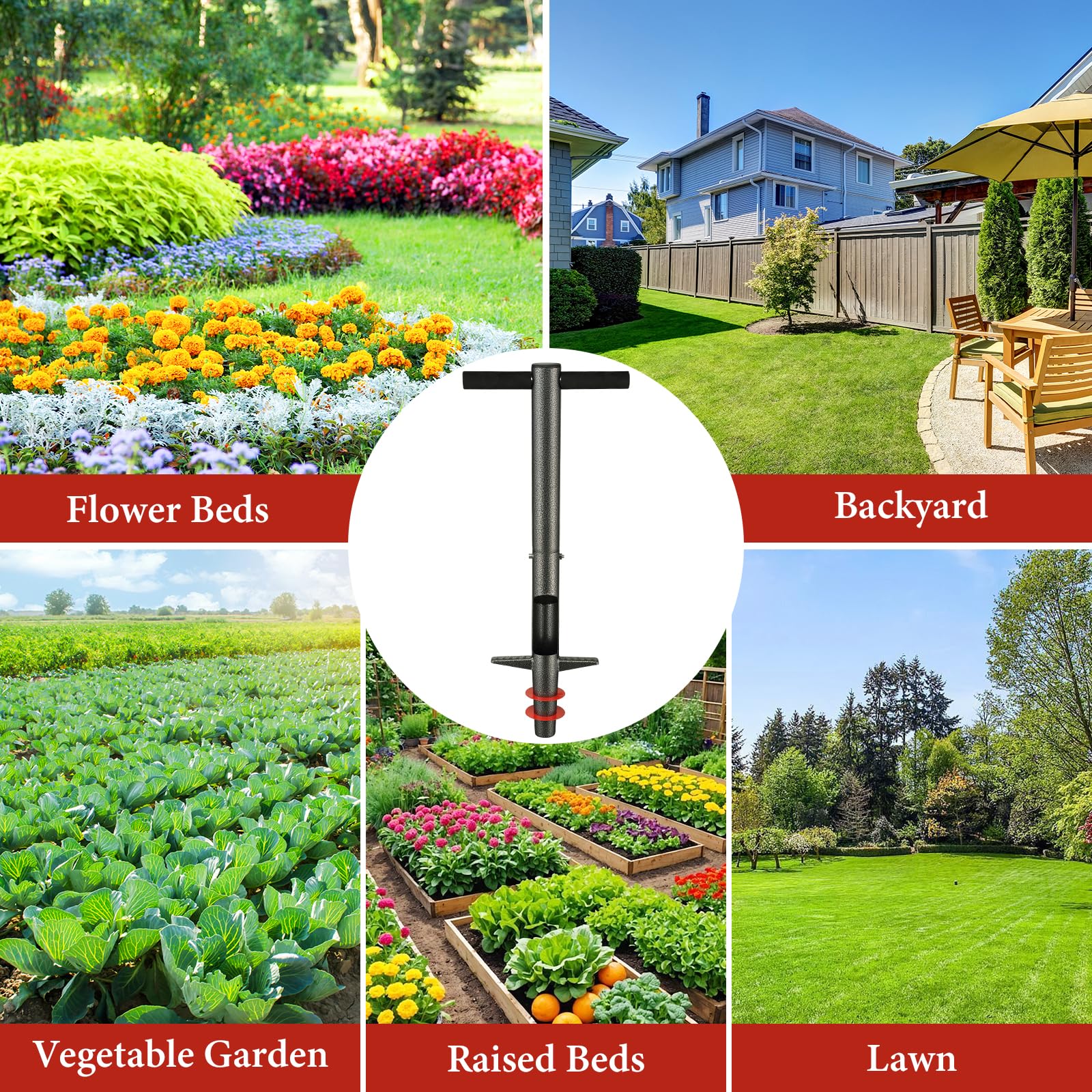 DIOVPLX lawn plug transplant demo showing clean removal and replanting
