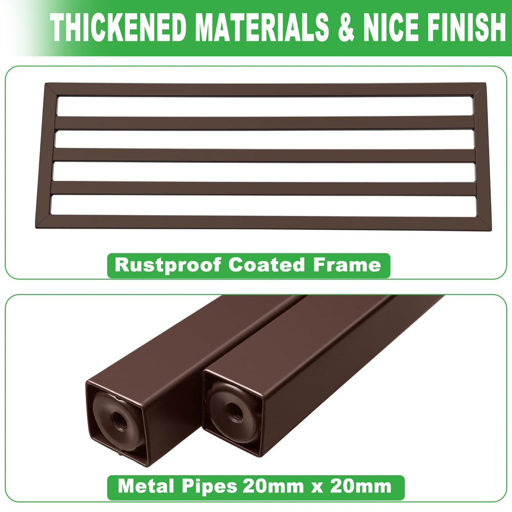 Dipion close-up of powder-coated finish highlighting rust-resistant protection