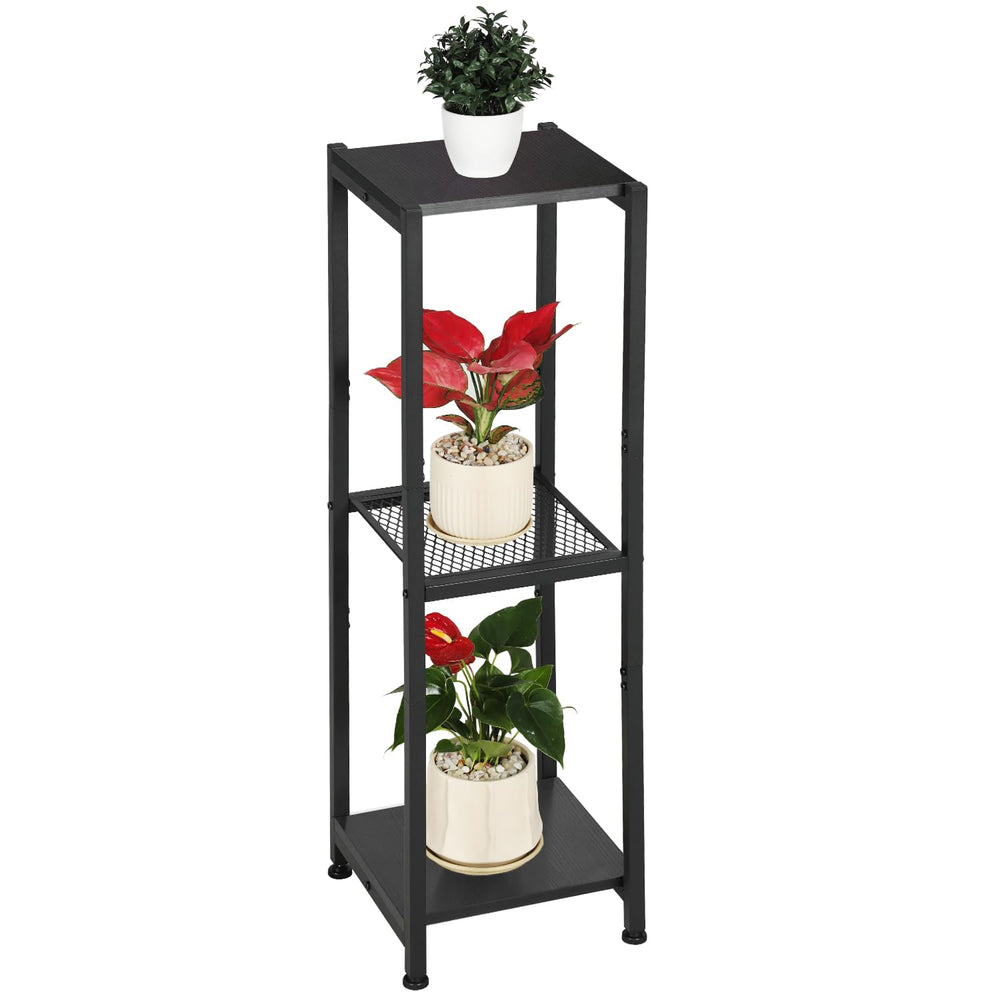 Dipion front view 3-tier stand showing vertical display and space savings