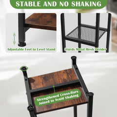 Dipion mesh shelf and metal frame close-up showing reinforced strength benefit
