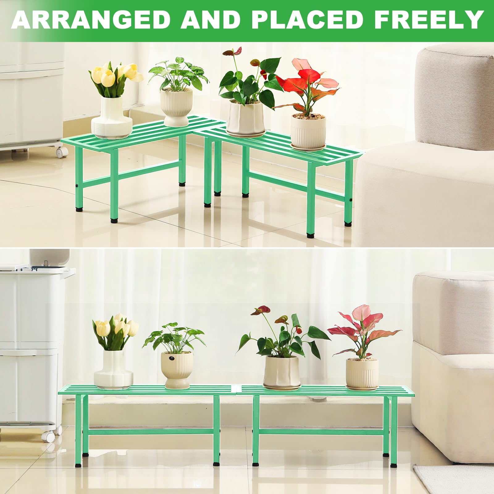 Dipion adjustable feet detail showing level stability benefit
