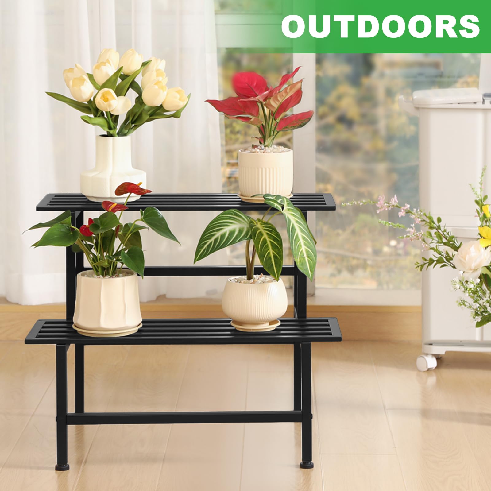 Dipion with assorted pots for size comparison showing weight capacity and versatility