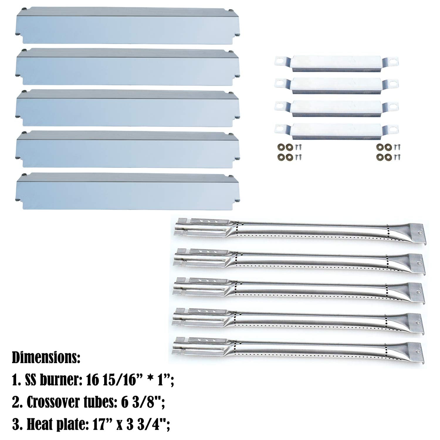 Direct store stainless-steel burner close-up showing clean ports for improved ignition