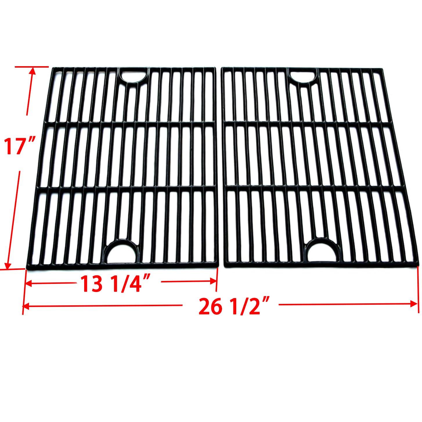 Direct Store close-up of cast iron grate texture for superior searing