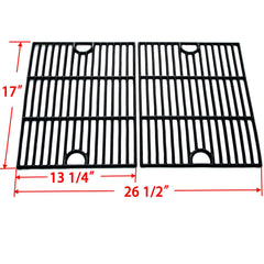 Direct Store close-up of cast iron grate texture for superior searing