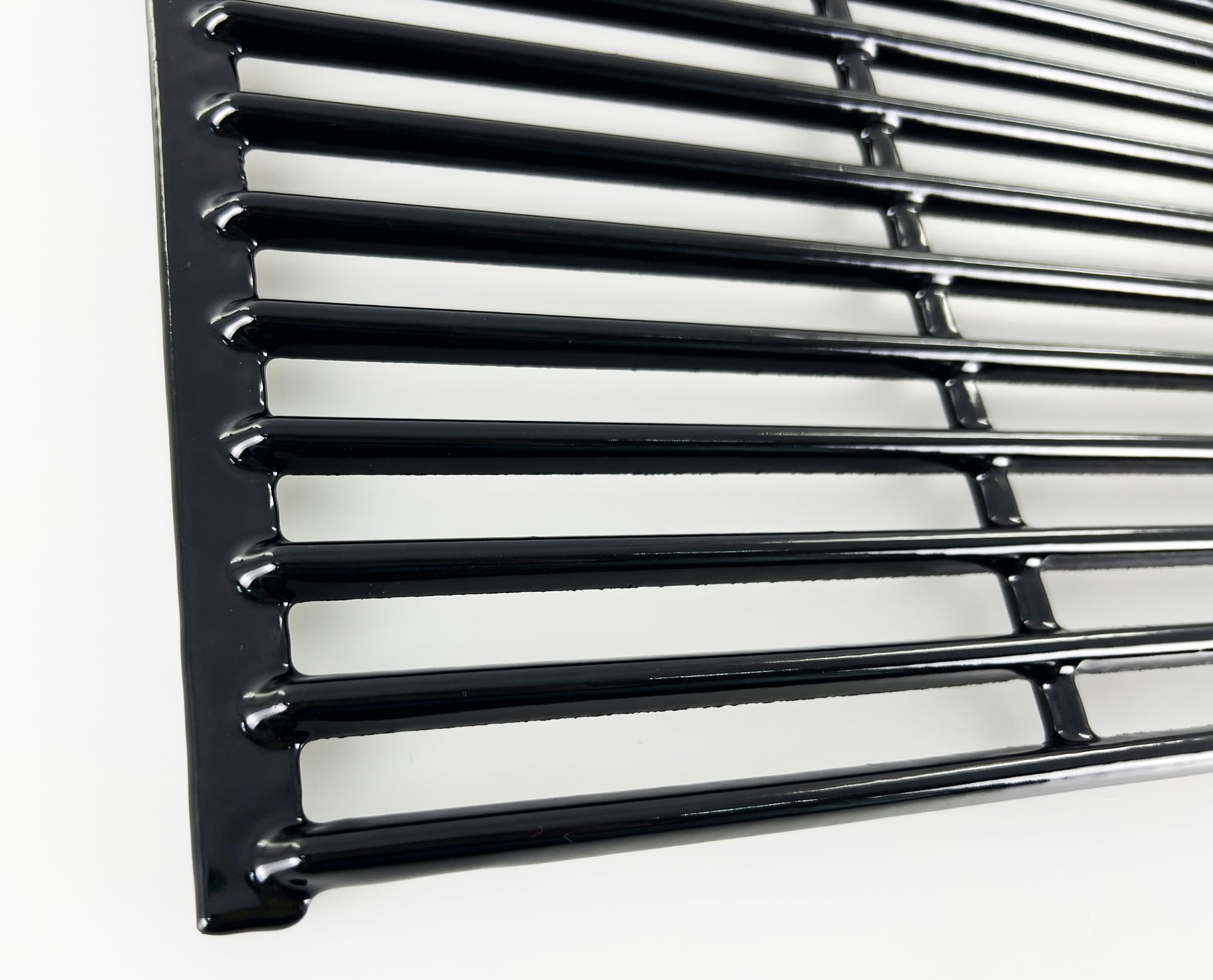 Direct Store grate beside ruler showing 19 by 12.5 inch panel dimensions