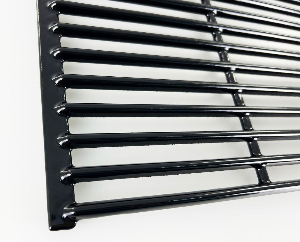 Direct Store grate beside ruler showing 19 by 12.5 inch panel dimensions