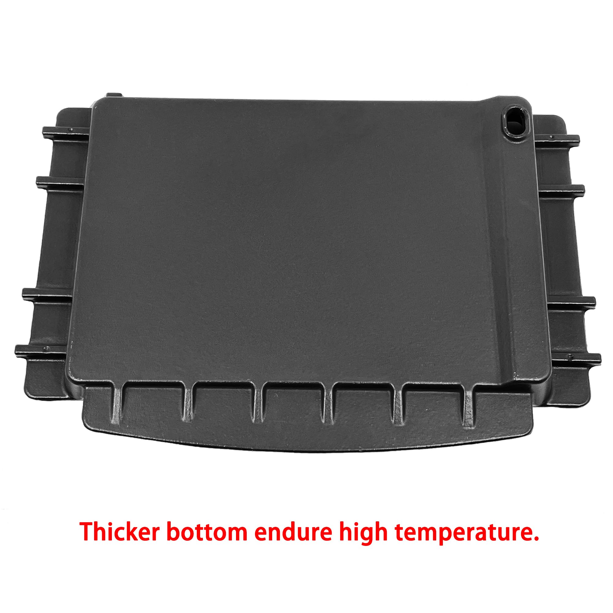 Direct Store close-up of matte enamel cast iron texture for durable heat retention