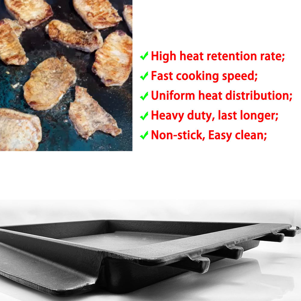 Direct Store griddle cooking pancakes and vegetables illustrating versatile grilling benefits