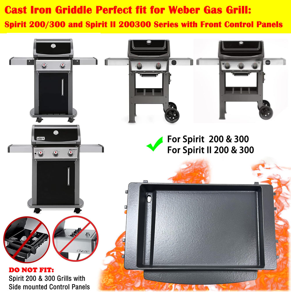 Direct Store seasoned griddle surface ready for low-stick cooking and improved flavor