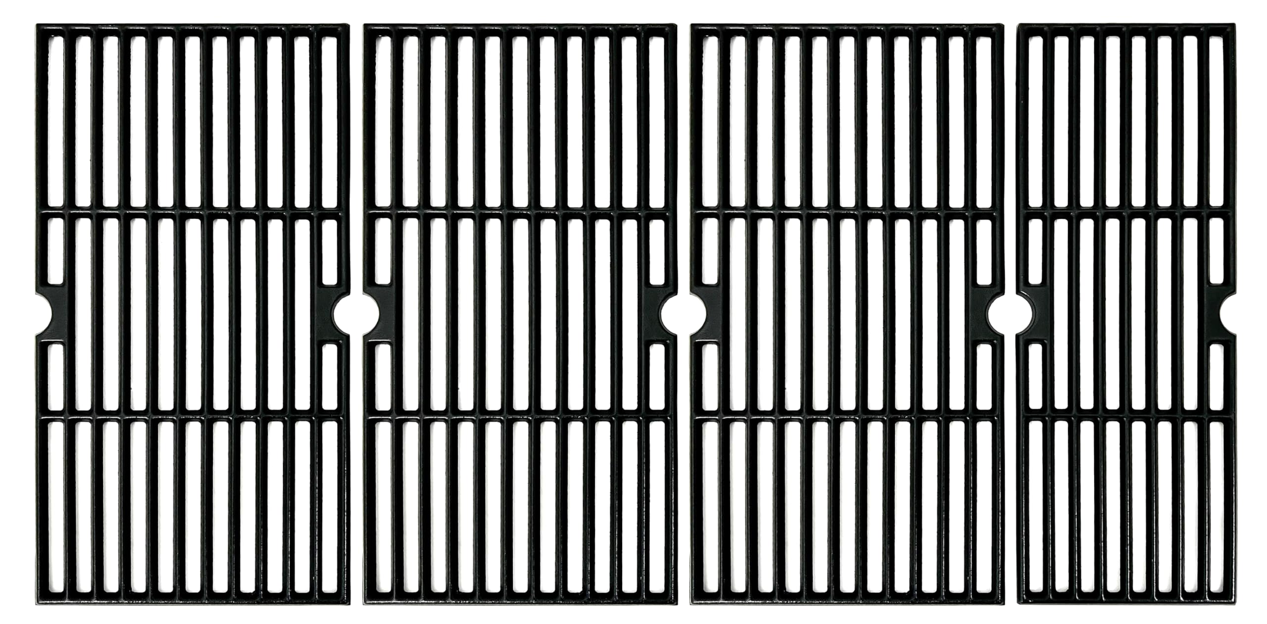 Direct Store DC152 front view of full four-piece grate set showing durable cast iron and fit