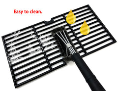 Direct Store grates installed in Charbroil grill demonstrating easy replacement and fit