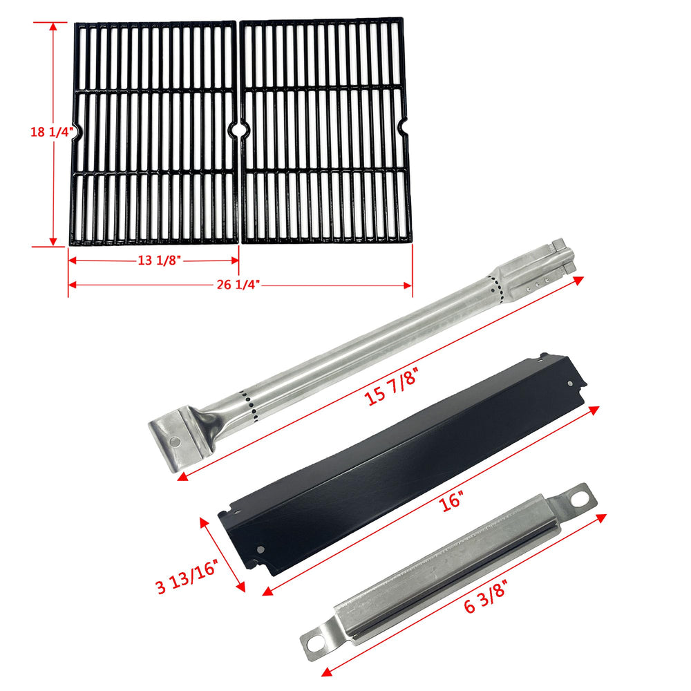 Direct Store stainless steel burner close-up displaying durable construction and even heat