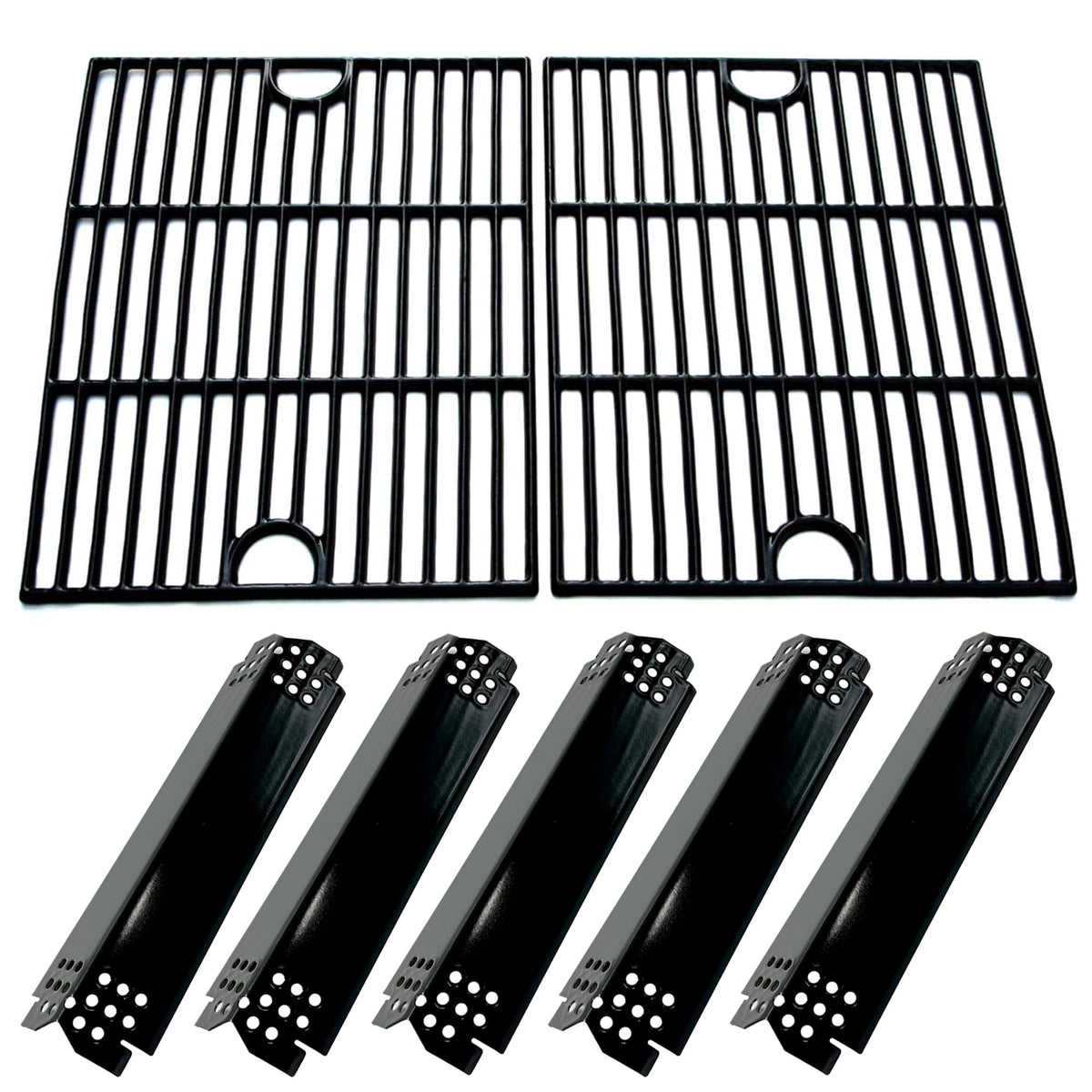 Direct Store front view of grates and plates showing reliable replacement