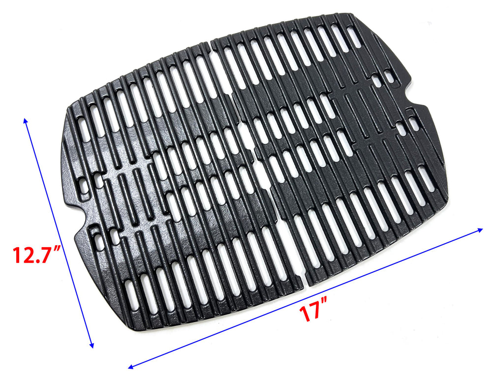 Direct Store close-up of grate texture highlighting durable cast-iron surface
