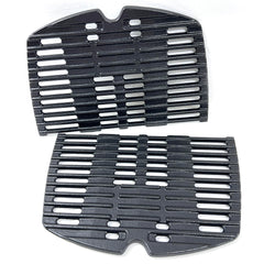 Direct Store grates installed in a Weber Q grill for improved searing performance